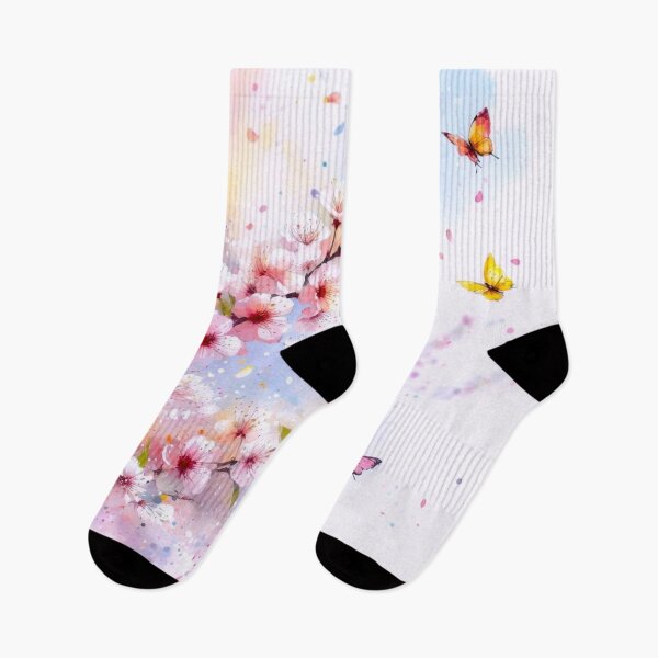 Item preview, Cherry blossoms and butterflies. designed and sold by growing-mom.