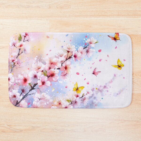 Item preview, Cherry blossoms and butterflies. designed and sold by growing-mom.