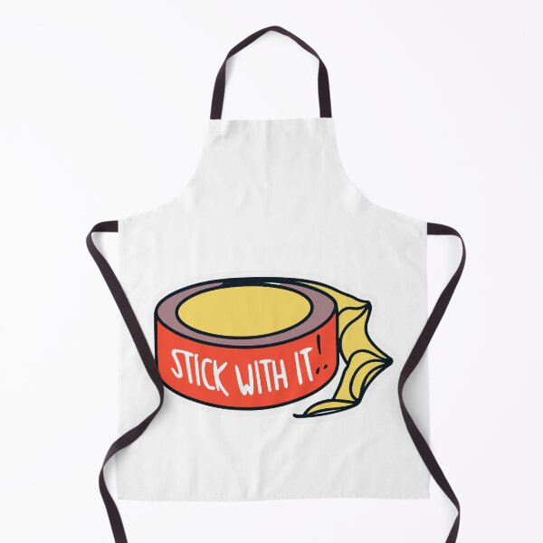 Item preview, Stick with It - Quirky Adhesive Tape Doodle designed and sold by NiftyWrx.
