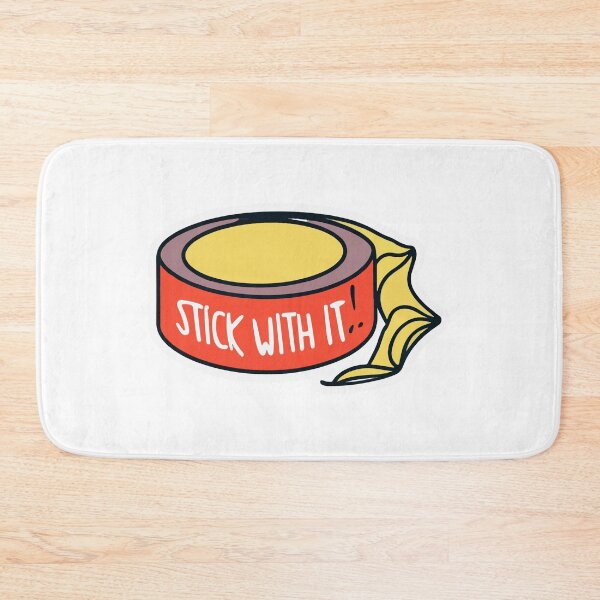 Item preview, Stick with It - Quirky Adhesive Tape Doodle designed and sold by NiftyWrx.