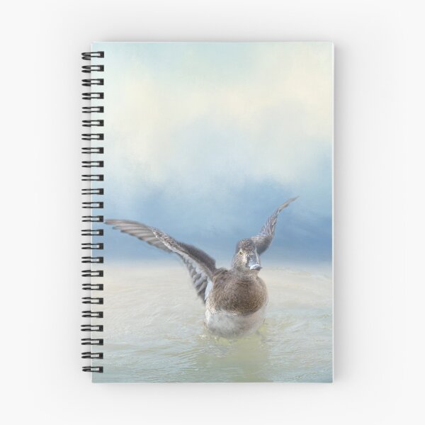 Item preview, Ring Necked Duck Flapping Her Wings 03 designed and sold by Elisabeth Lucas.