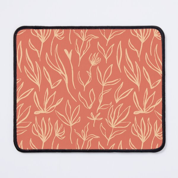 Item preview, Hand-Drawn Cali Boho Foilage Pattern-Terra Cotta Apricot designed and sold by BossyCatHome.