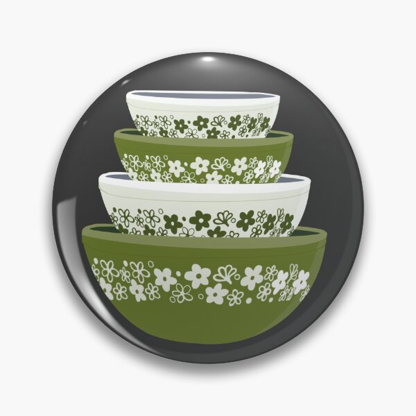 Item preview, Pyrex Spring Blossom Bowl designed and sold by MarijkeMakesArt.