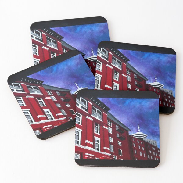 Item preview, A Turbulent Sky Over Gastown Painting designed and sold by ArtAndBliss.
