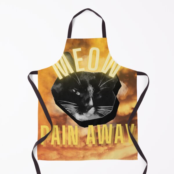 Item preview, MEOW PAIN AWAY YELLOW VERSION CUTE CAT MEME ADORABLE designed and sold by Mihuk.