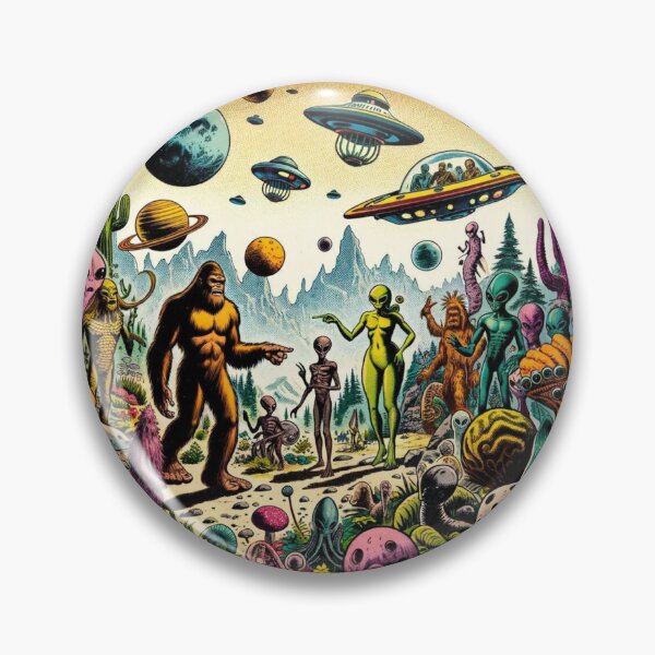 Item preview, Bigfoot And Aliens | Ufo | Believe | Alien Planet Tour designed and sold by ShopCoolStop.
