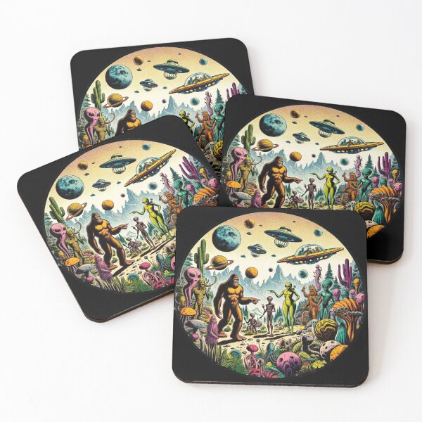 Item preview, Bigfoot And Aliens | Ufo | Believe | Alien Planet Tour designed and sold by ShopCoolStop.