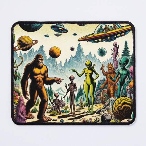 Item preview, Bigfoot And Aliens | Ufo | Believe | Alien Planet Tour designed and sold by ShopCoolStop.