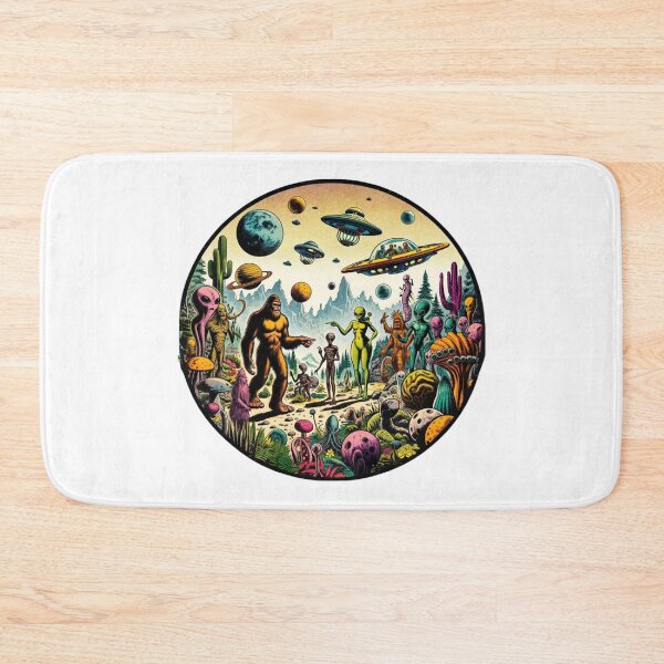 Item preview, Bigfoot And Aliens | Ufo | Believe | Alien Planet Tour designed and sold by ShopCoolStop.