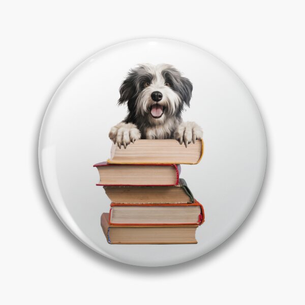 Item preview, Polish Lowland Sheepdog And Books designed and sold by TheAnimalZ00.
