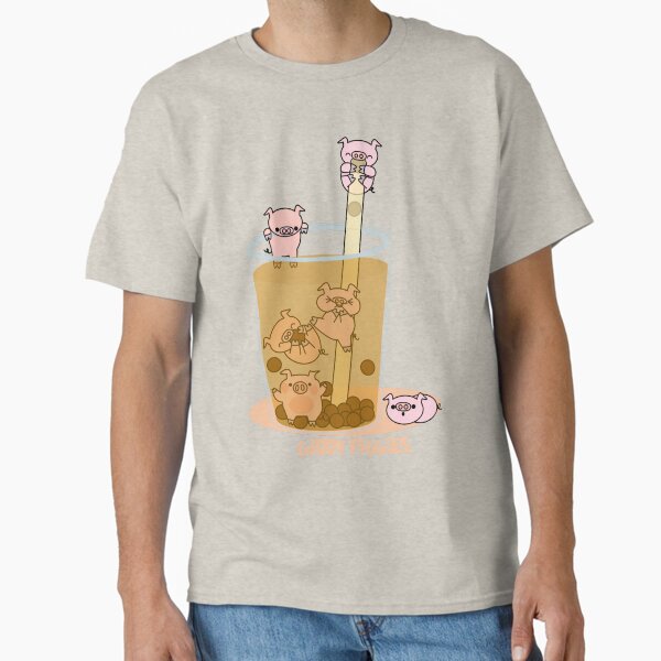 Giddy Piggies Boba Tea Classic T-Shirt