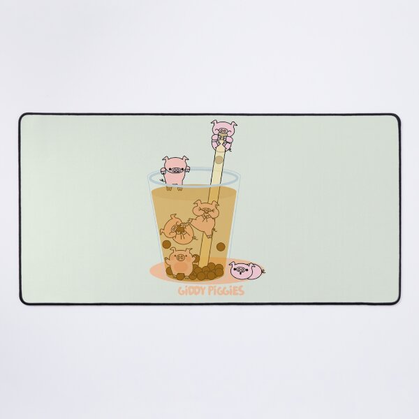 Vista previa del artículo con la obra «Té Boba Giddy Piggies», diseñado y vendido por Giddy Piggies.