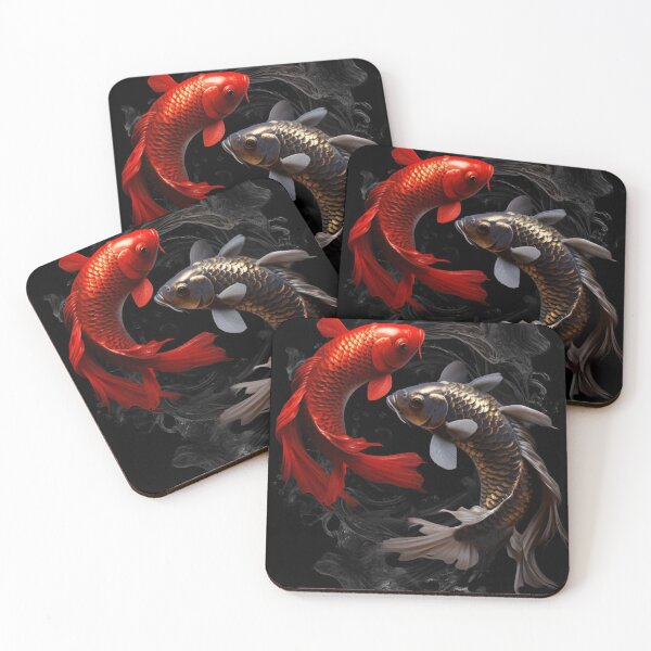 Item preview, Aquatic Koi Yinyang Contrasts designed and sold by Jemimo.