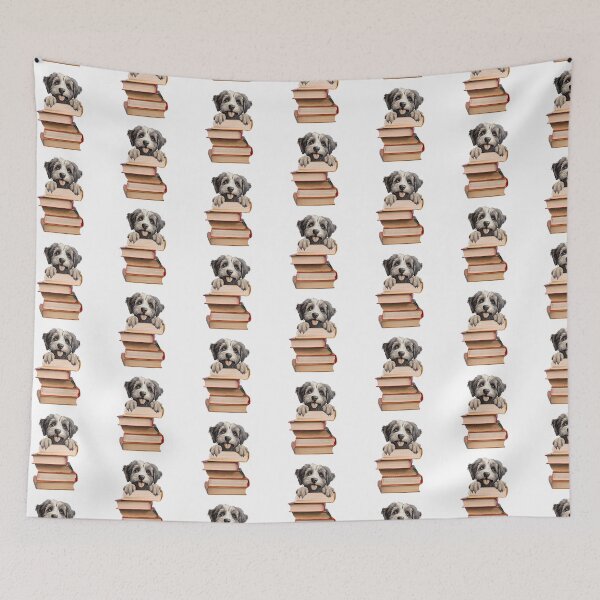 Item preview, Pyrenean Shepherd And Books designed and sold by TheAnimalZ00.