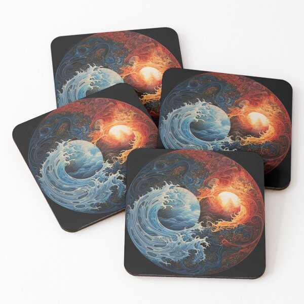 Item preview, Crest and Ember Yang & Yin designed and sold by Jemimo.