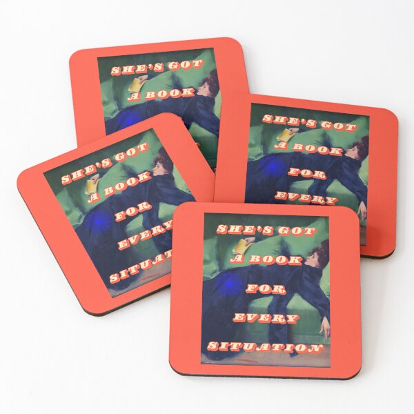 Item preview, she's got a book for every situation designed and sold by wildeloves.