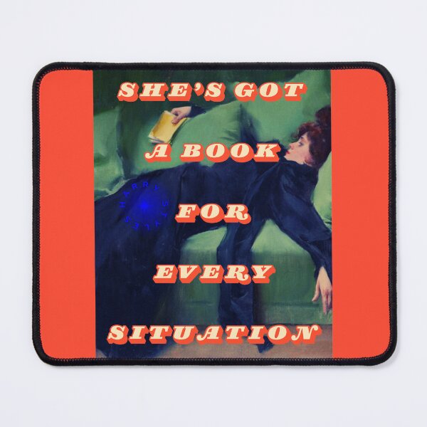 Item preview, she's got a book for every situation designed and sold by wildeloves.