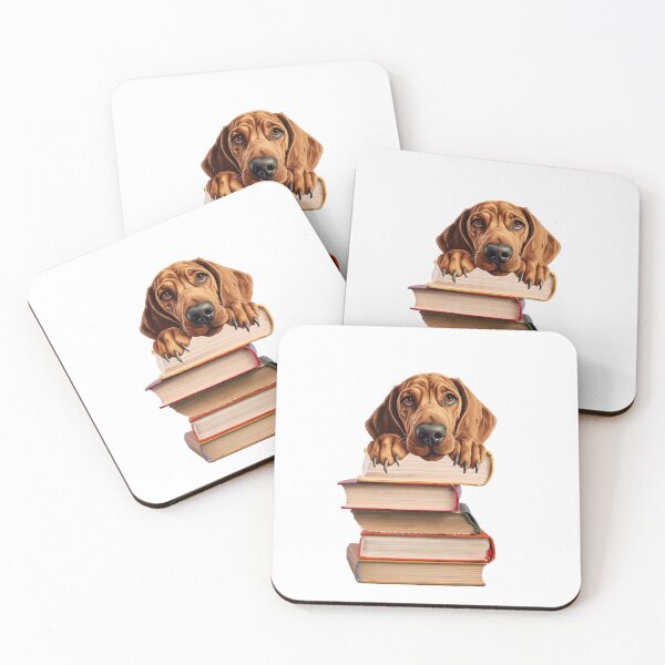Item preview, Redbone Coonhound And Books designed and sold by TheAnimalZ00.