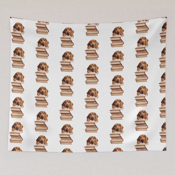 Item preview, Redbone Coonhound And Books designed and sold by TheAnimalZ00.
