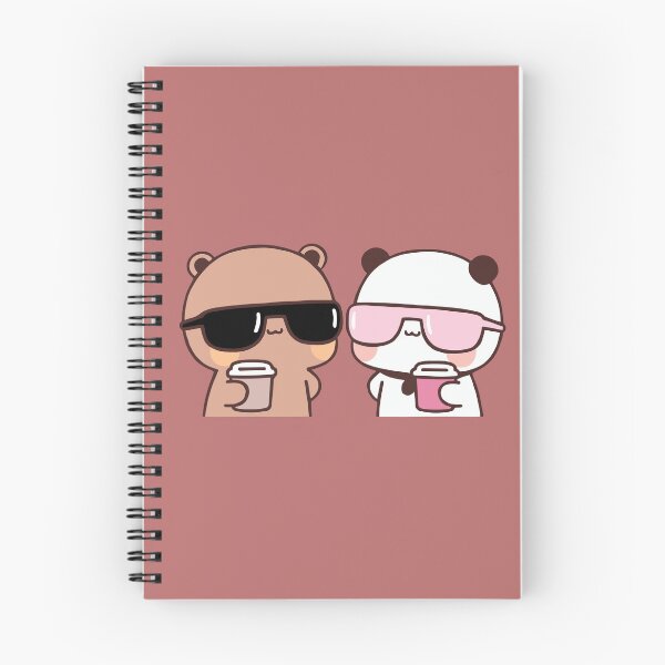 Item preview, DuDu Bear and BuBu Panda having coffee together❤️ designed and sold by Pandety.