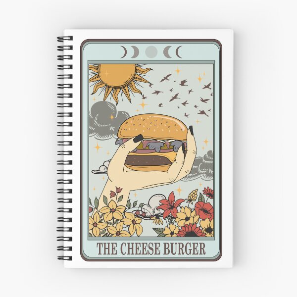 Item preview, The Cheese burger American Food Tarot Sarcastic  designed and sold by Elementalvibes.