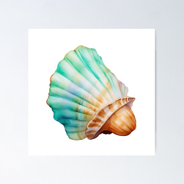 Item preview, Watercolor Seashell designed and sold by New-School-Wave.