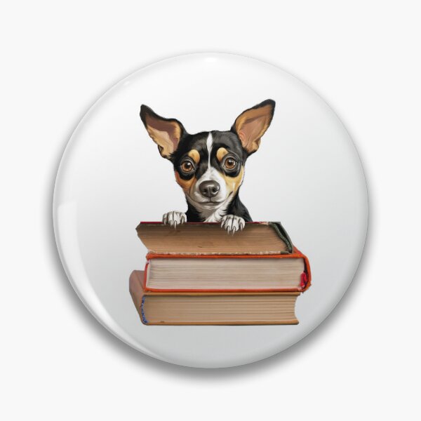 Item preview, Rat Terrier And Books designed and sold by TheAnimalZ00.