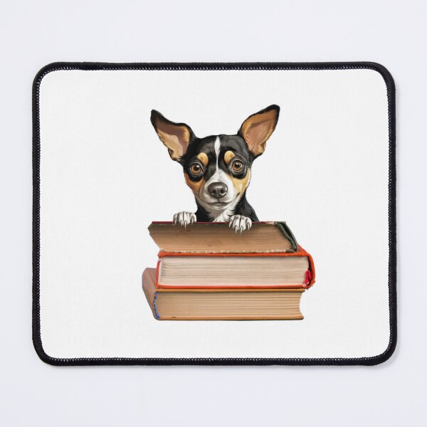 Item preview, Rat Terrier And Books designed and sold by TheAnimalZ00.