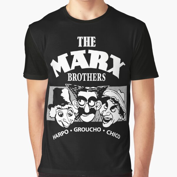 Vista previa del artículo con la obra «Los hermanos Marx a Los hermanos Marx a Los hermanos Marx», diseñado y vendido por waresho.