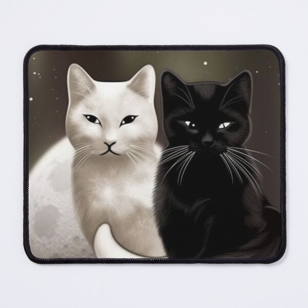 Item preview, Sun and Moon Felines designed and sold by Jemimo.