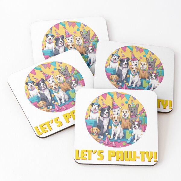 Item preview, Lets Pawty designed and sold by Pitbulls.org Dogs For Smart People.
