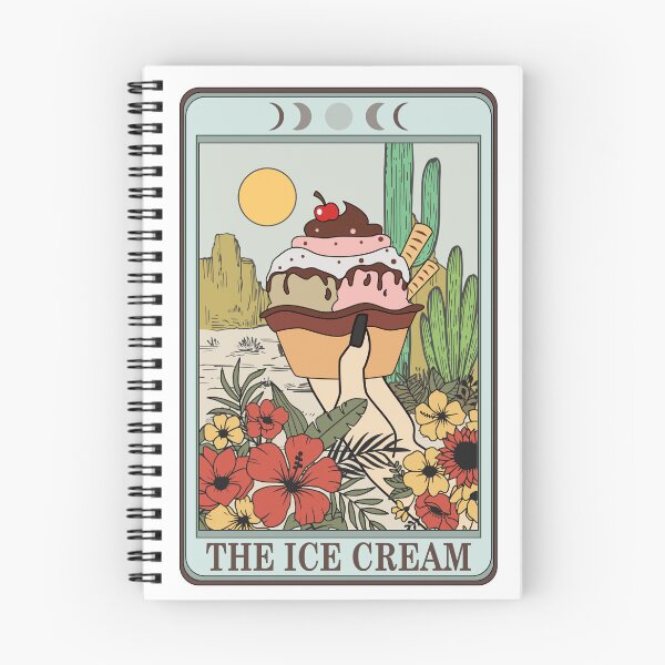 Artikelvorschau, Das Eiscreme-Tarot Witchy Funny entworfen und verkauft von Elementalvibes.