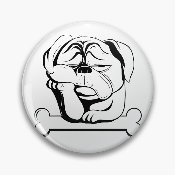 Item preview, bored pug designed and sold by KrustyKrafty.