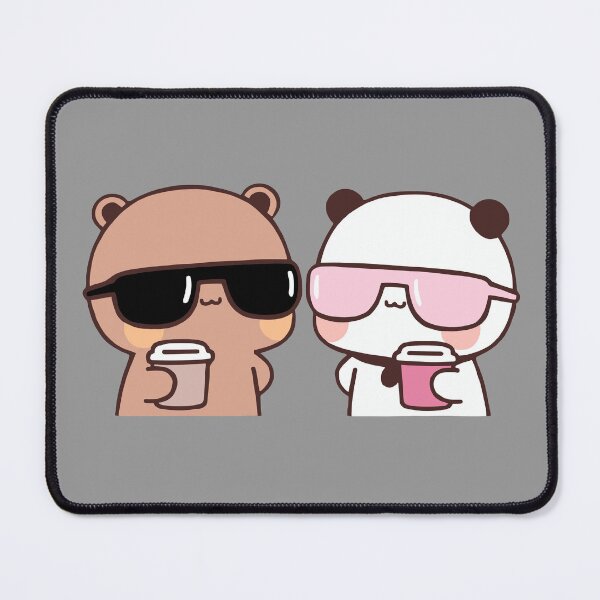 Item preview, BuBu Panda and DuDu Bear and morning coffee designed and sold by Pandety.