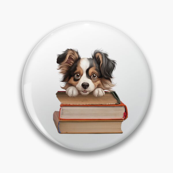 Artikelvorschau, Papillon und Bücher entworfen und verkauft von TheAnimalZ00.