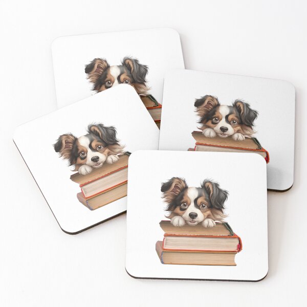 Item preview, Papillon And Books designed and sold by TheAnimalZ00.