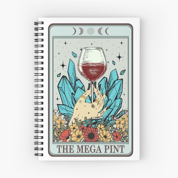 Item preview, The Mega Pint Wine Tarot Funny designed and sold by Elementalvibes.