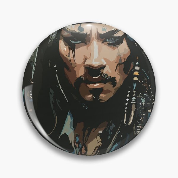 Item preview, Pirate in Old Classic Costume with Furious Face in Ink Painting Style designed and sold by diegomenjivar92.