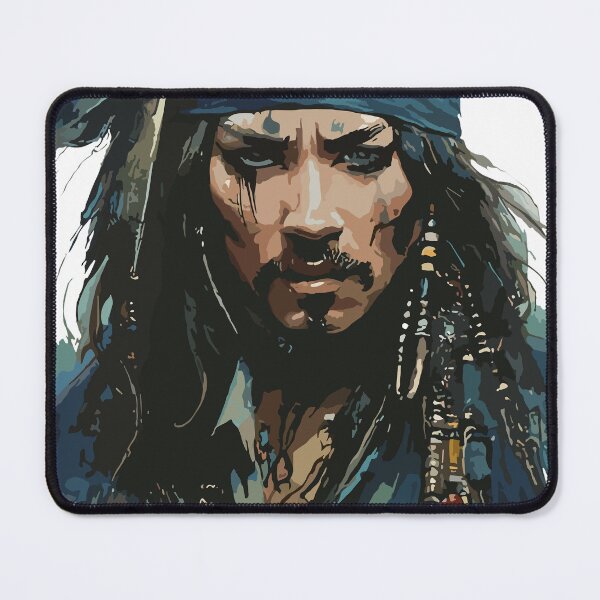 Item preview, Pirate in Old Classic Costume with Furious Face in Ink Painting Style designed and sold by diegomenjivar92.