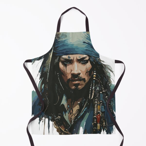 Item preview, Pirate in Old Classic Costume with Furious Face in Ink Painting Style designed and sold by diegomenjivar92.