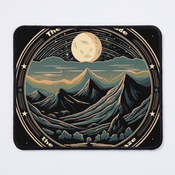 Item preview, Celestial Melody Mountain Emblem designed and sold by inkArtistryfine.