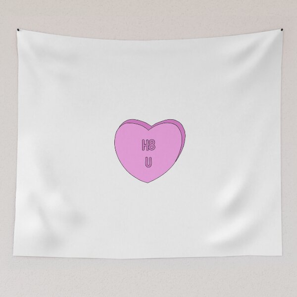 Item preview, h8 u (conversation heart) designed and sold by catabethh.