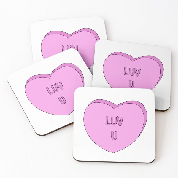 Item preview, Luv u (conversation heart) designed and sold by catabethh.