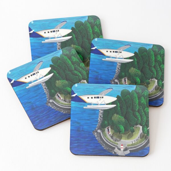 Item preview, Flight Over Stanley Park Painting designed and sold by ArtAndBliss.