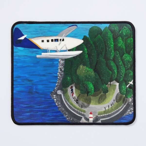 Item preview, Flight Over Stanley Park Painting designed and sold by ArtAndBliss.