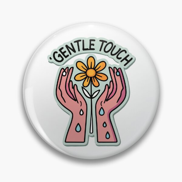 Item preview, Gentle Touch - Nurturing Hands with Blooming Flower Art designed and sold by NiftyWrx.