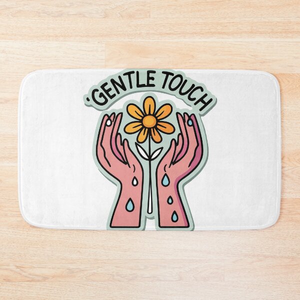 Item preview, Gentle Touch - Nurturing Hands with Blooming Flower Art designed and sold by NiftyWrx.