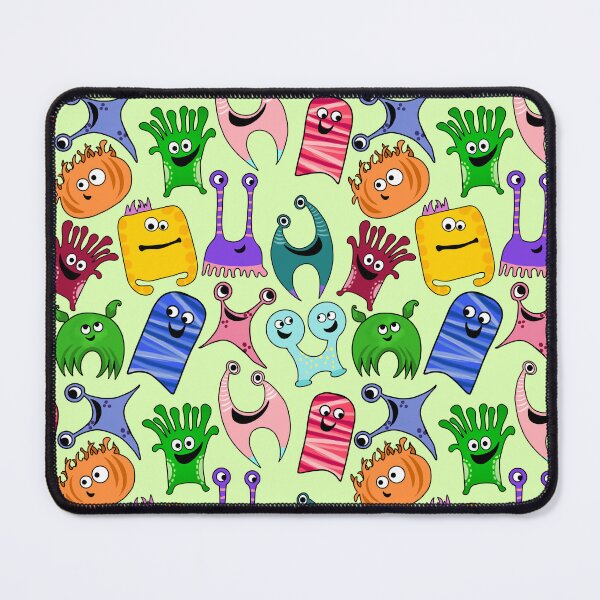 Item preview, Cute Colorful Monsters All Over Print designed and sold by Unhinged Heather.