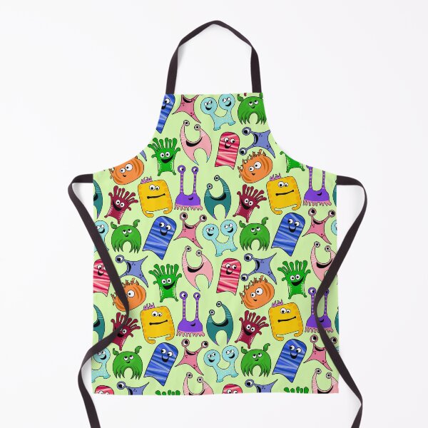 Item preview, Cute Colorful Monsters All Over Print designed and sold by Unhinged Heather.