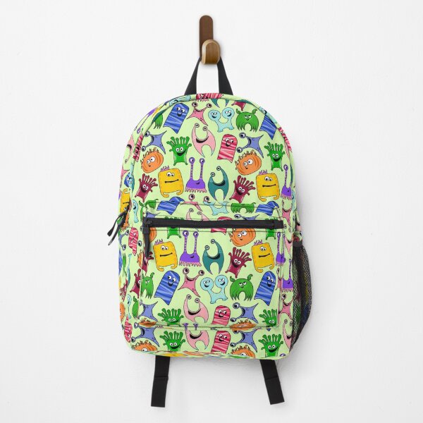 Item preview, Cute Colorful Monsters All Over Print designed and sold by Unhinged Heather.